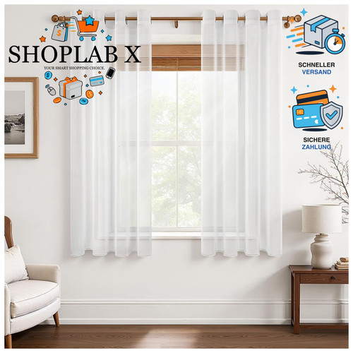 Voile gardinen vorhang - voile,