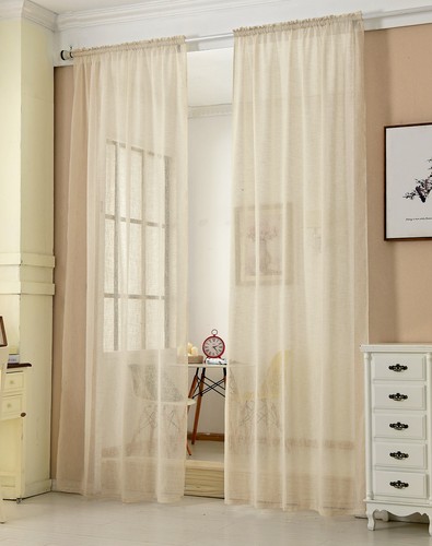 2er set gardine - set, kräuselband