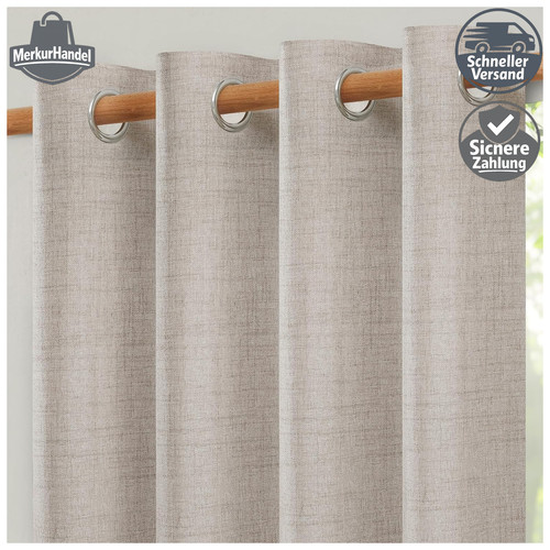 Leinen gardinen 140x240cm - leinen,