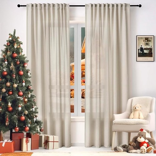 2er set gardinenn voile - set,