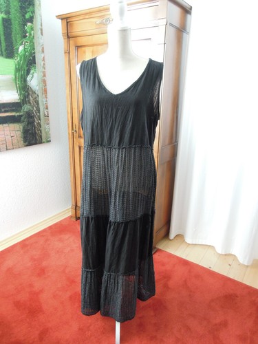 Stufenkleid lagenlook leinen - lagenlook,