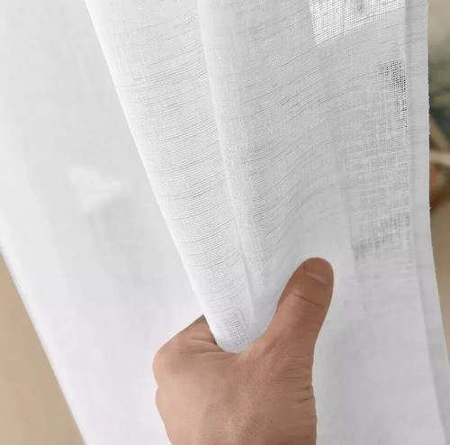 Gardine transparent leinen - gardine,
