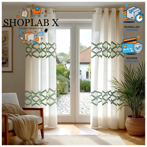 Vorhänge mit ösen voile - vorhänge,